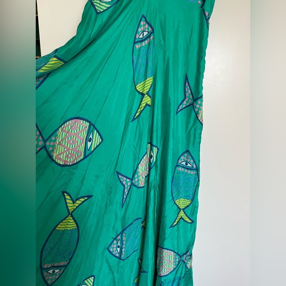 Anthropologie silk dress - Picture 3 of 7